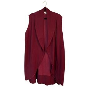 Brynn Walker Long Cardigan Sweater Vest  Bamboo Organic Cotton Lagenlook Organic